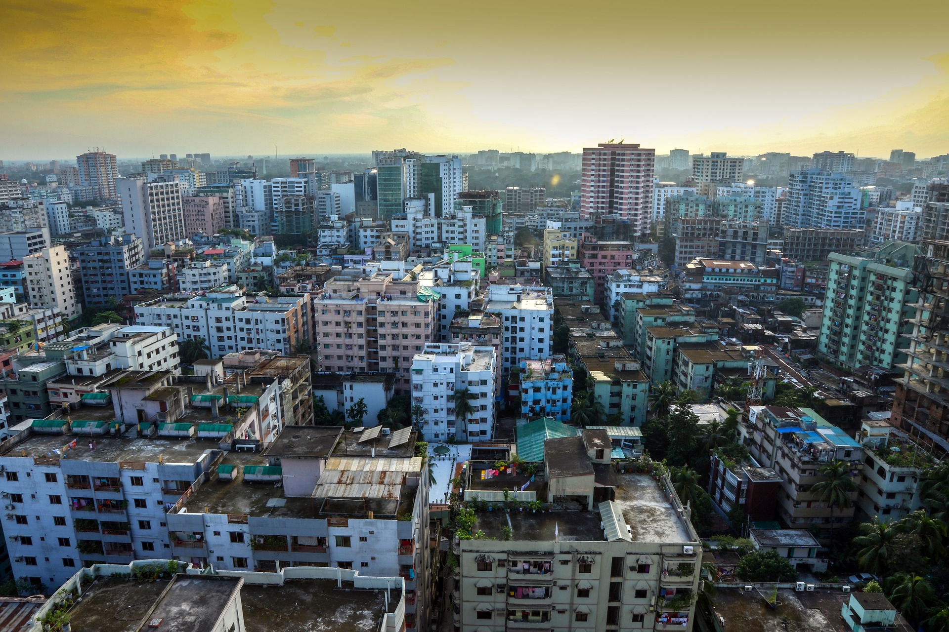 Skyline of Dhaka